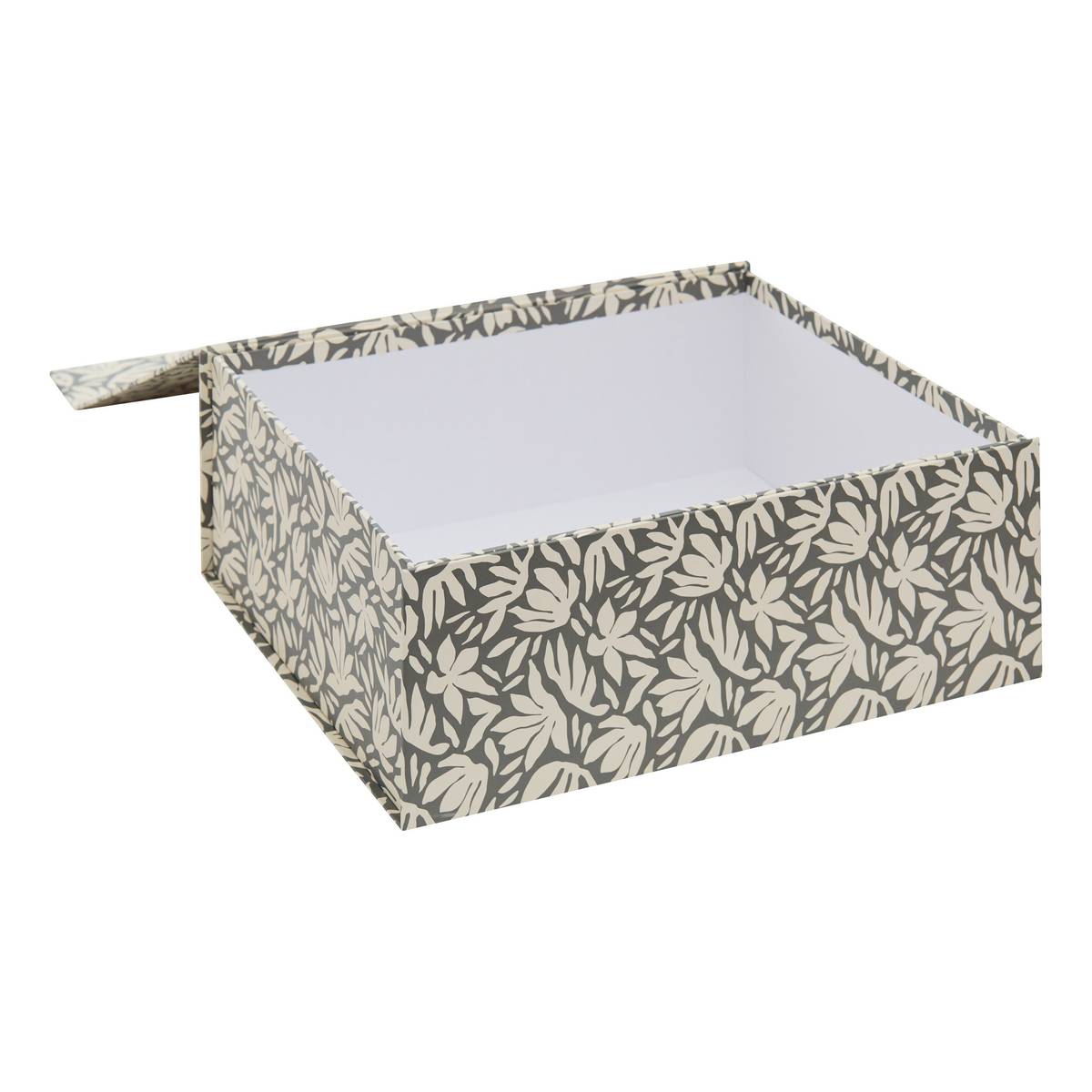 Lot de 4 boîtes de rangement, l.25/30/35/40 cm, multicolore