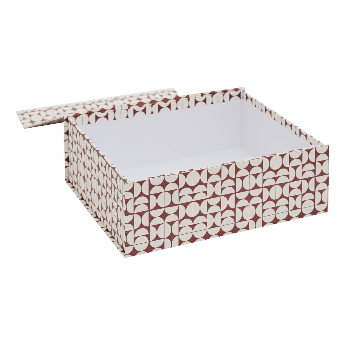 Lot de 4 boîtes de rangement, l.25/30/35/40 cm, multicolore