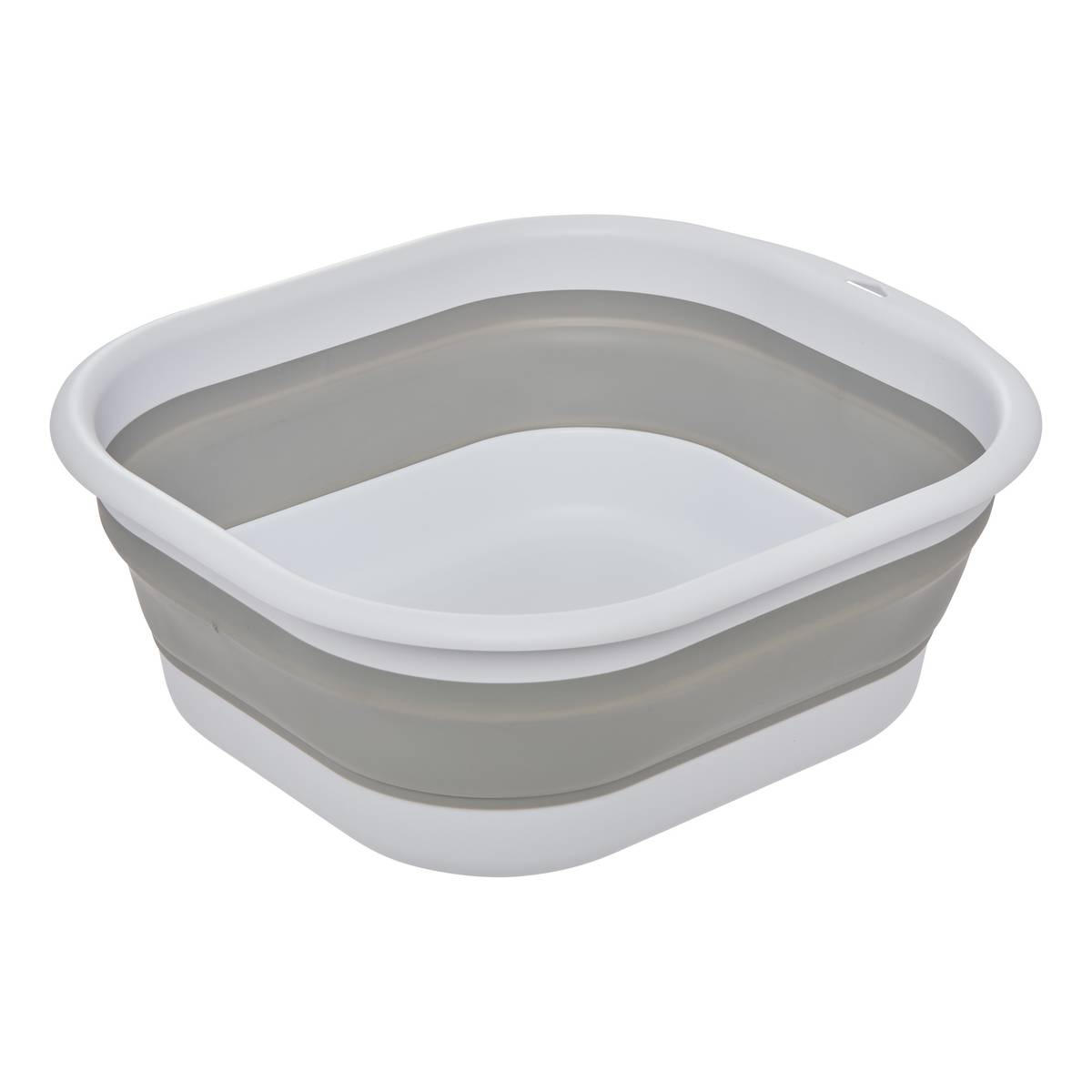 Lot de 3 bassines rétractables, 3/5/10l, gris Retract