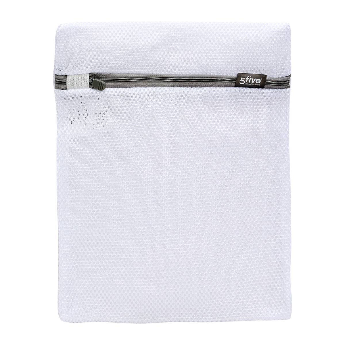 Lot de 3 filets à linges réutilisables, blanc 