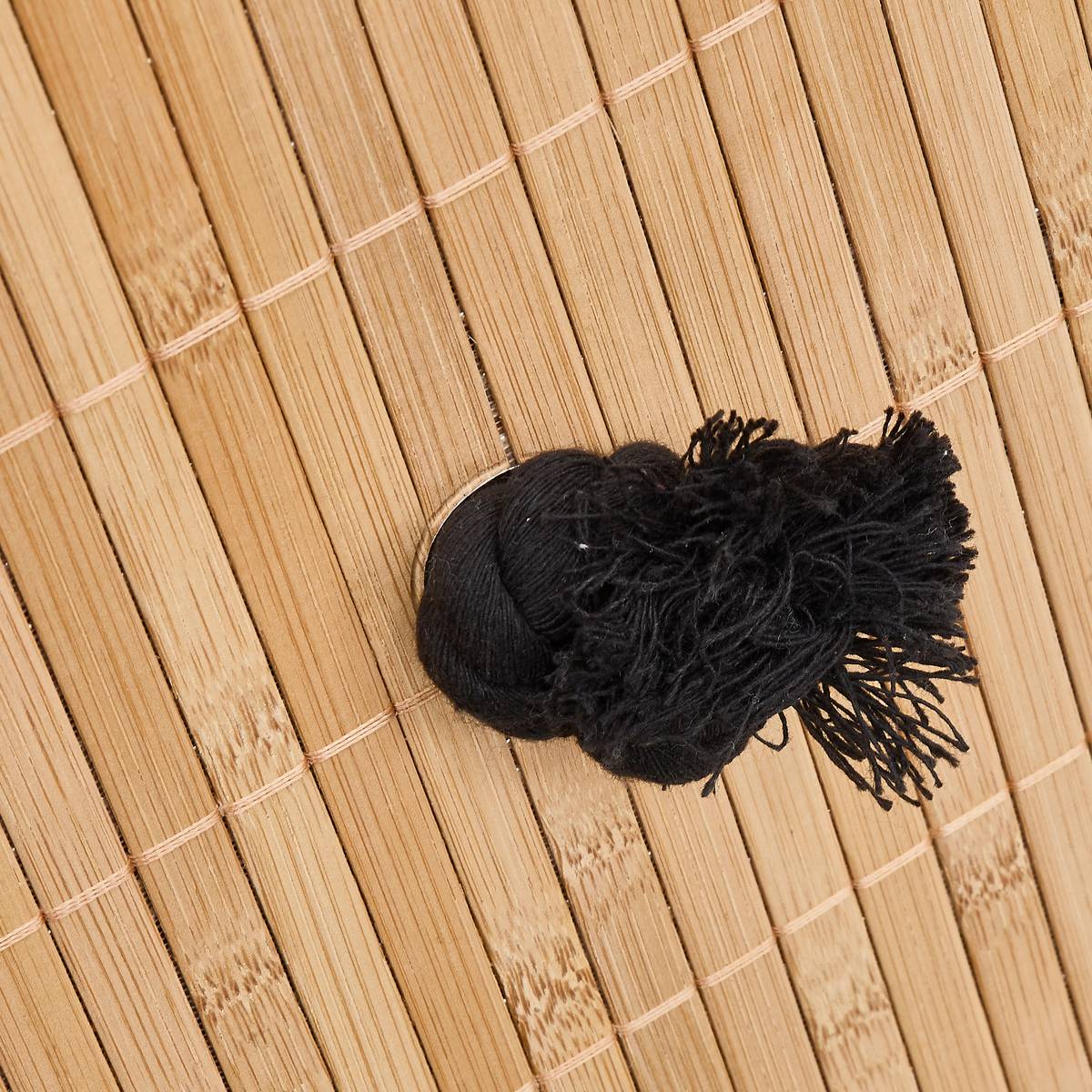 Panier à linge, 48 l, noir