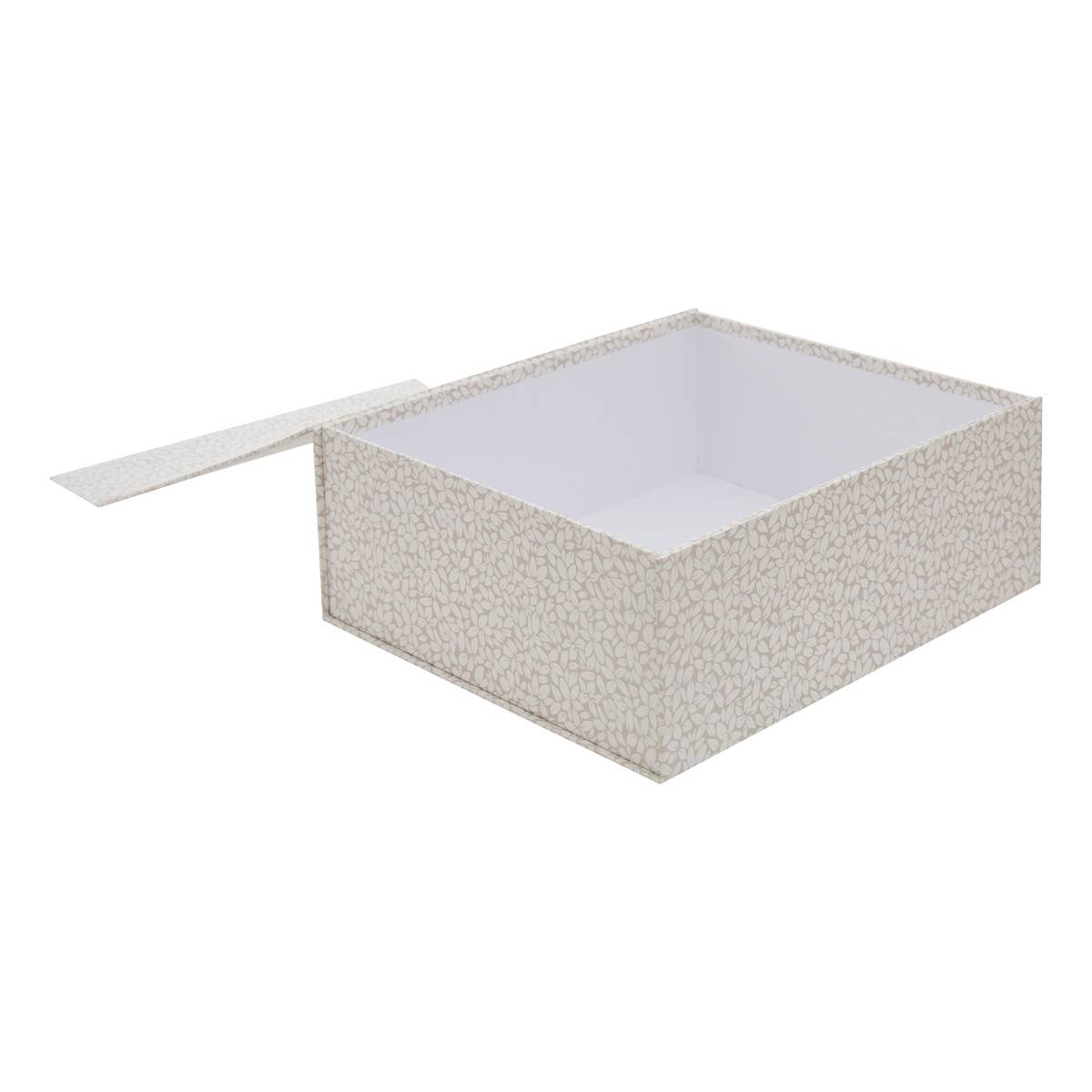 Lot de 4 boîtes de rangement, l.25/30/35/40 cm, multicolore