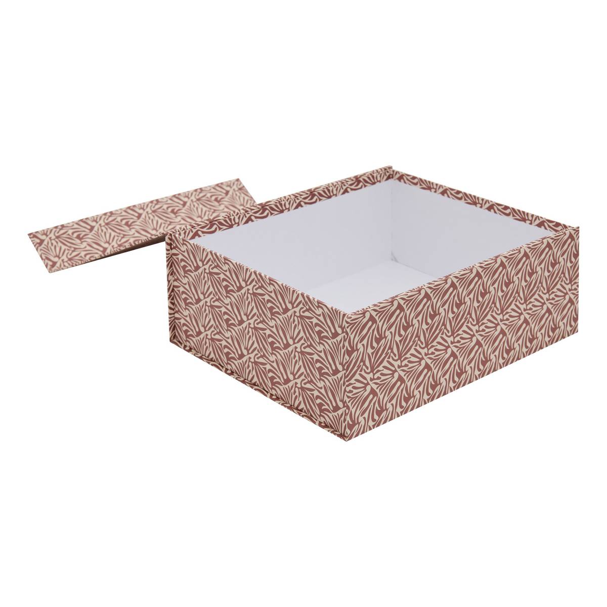Lot de 4 boîtes de rangement, l.25/30/35/40 cm, multicolore