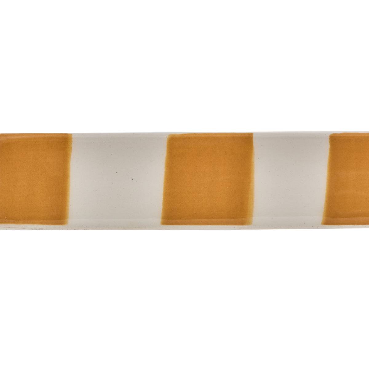 Plateau, 23,3x12,3x2 cm, jaune Strio