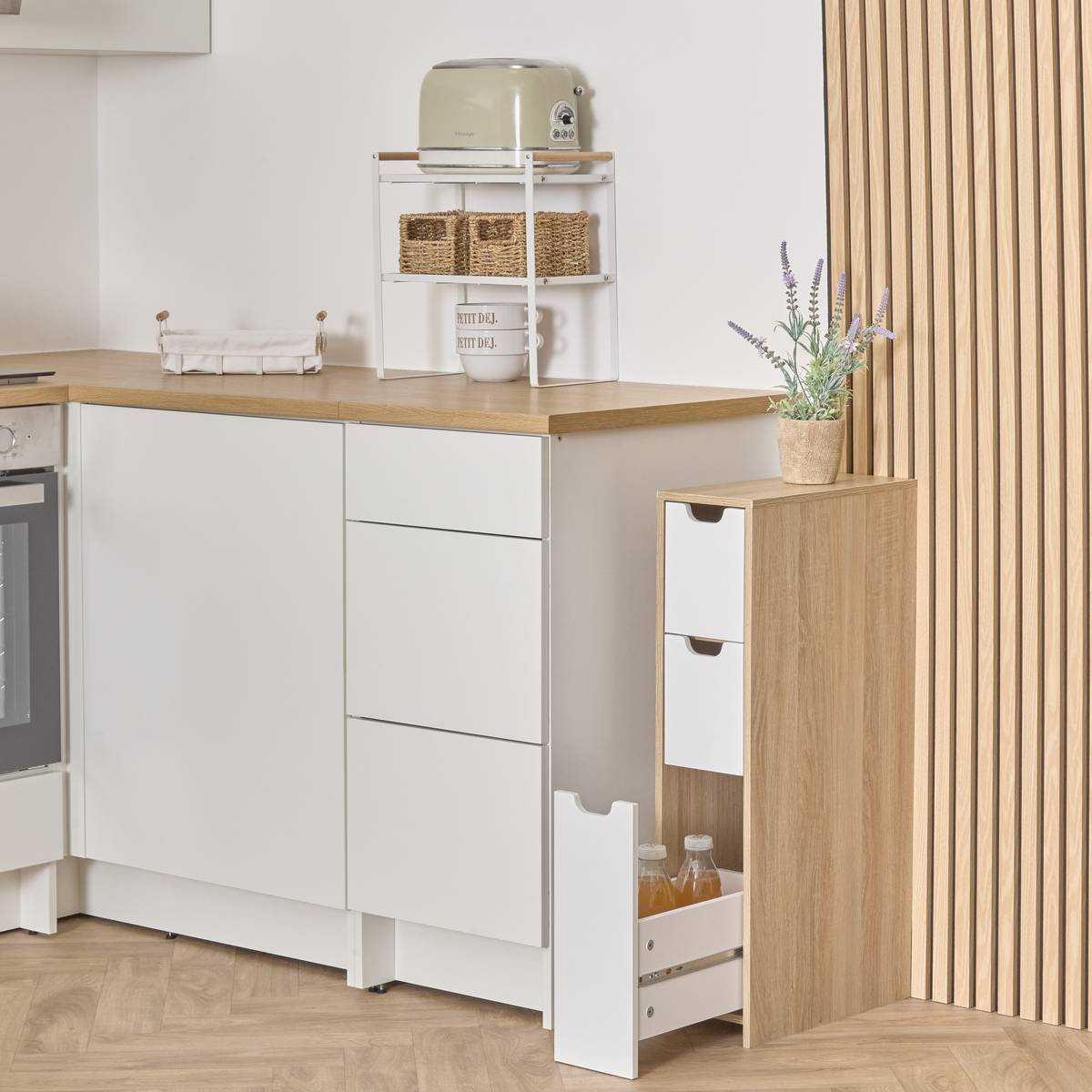 Meuble de rangement, 3 tiroir(s)