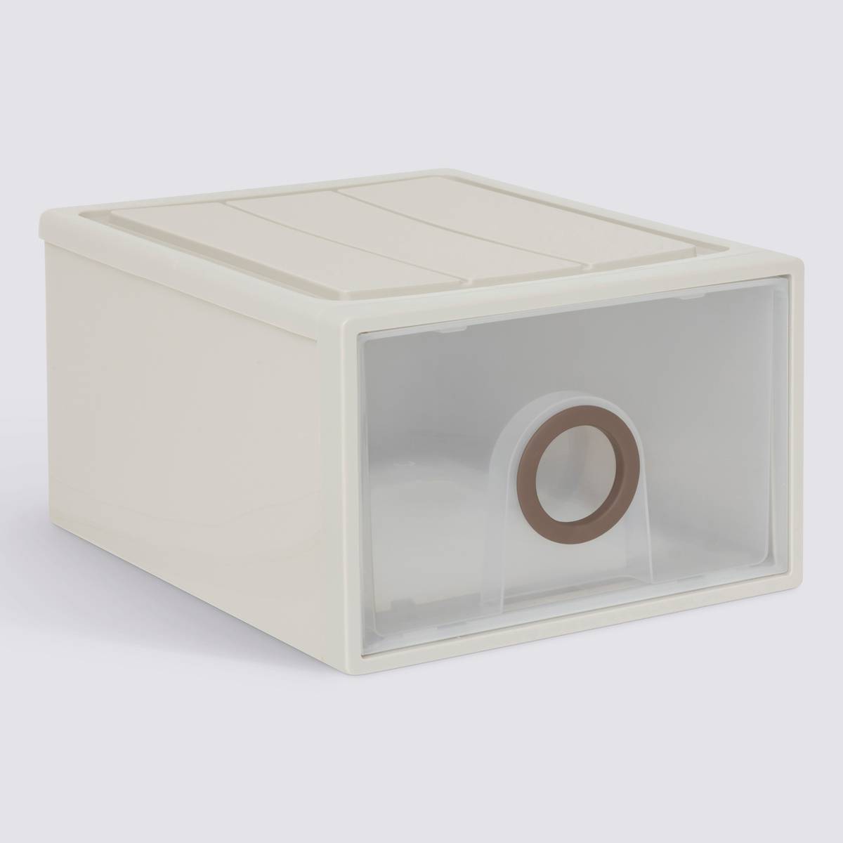 Tiroir en polystyrène choc, 23,5l, beige