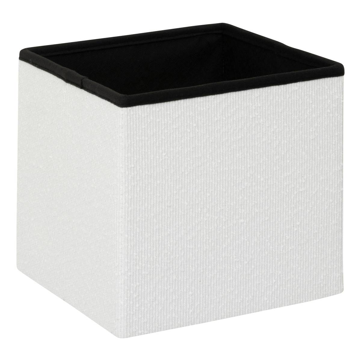Pouf pliable bouclette, 31x31 cm, beige