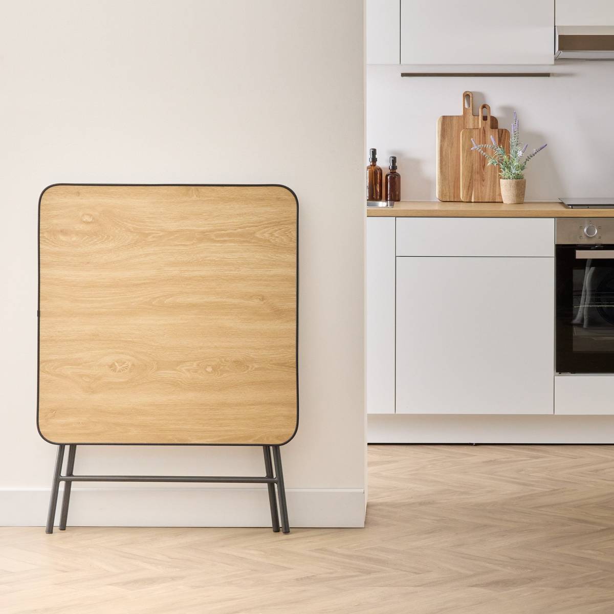 Table, 4 places, beige Flexy +