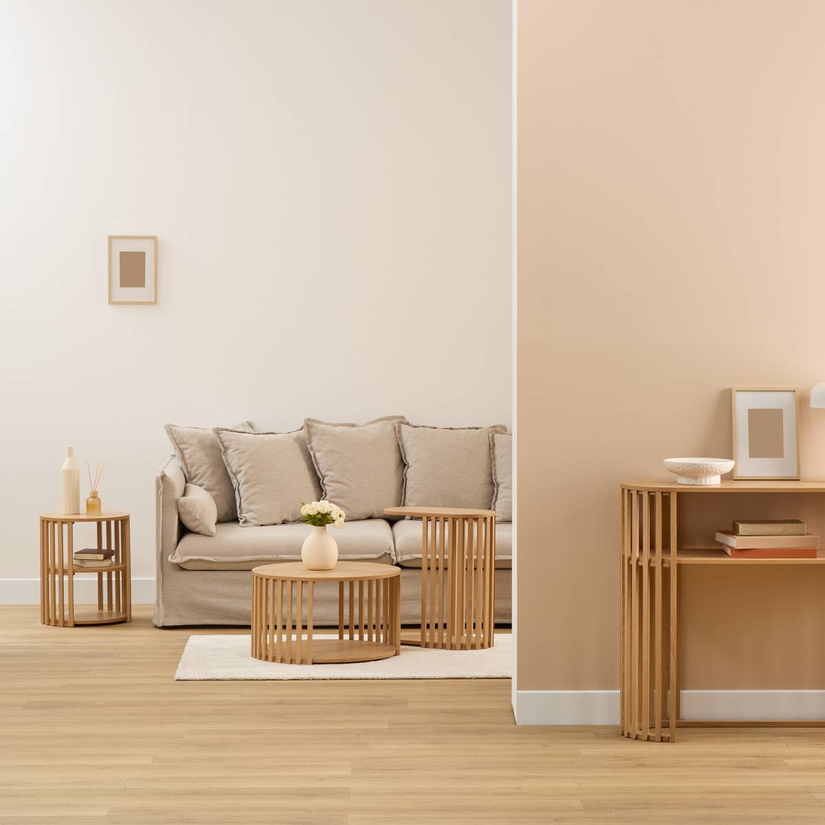 Table d'appoint cylindrique Slat