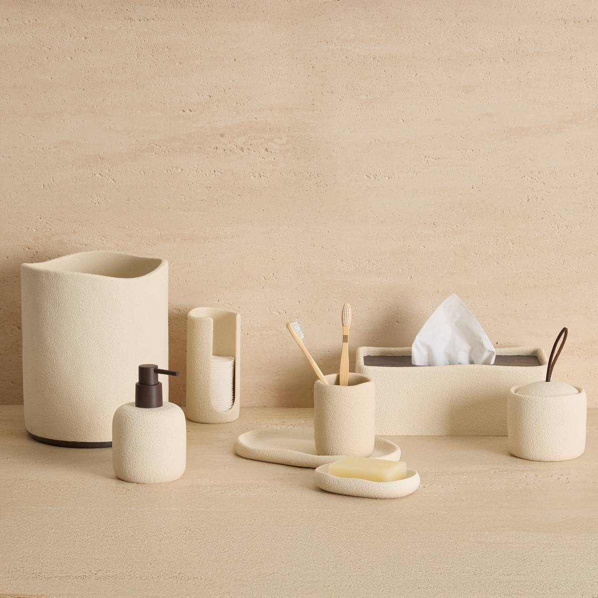 Porte-savon, beige