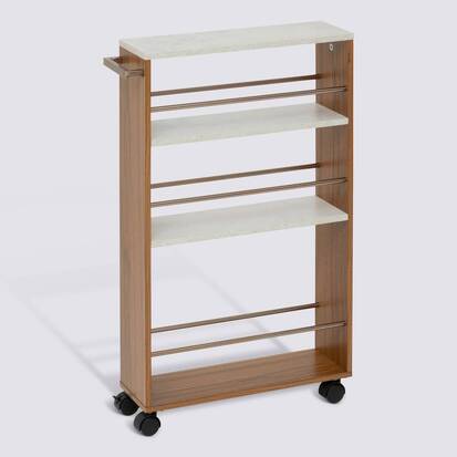 Desserte 49,6x15x78 cm, marron Come