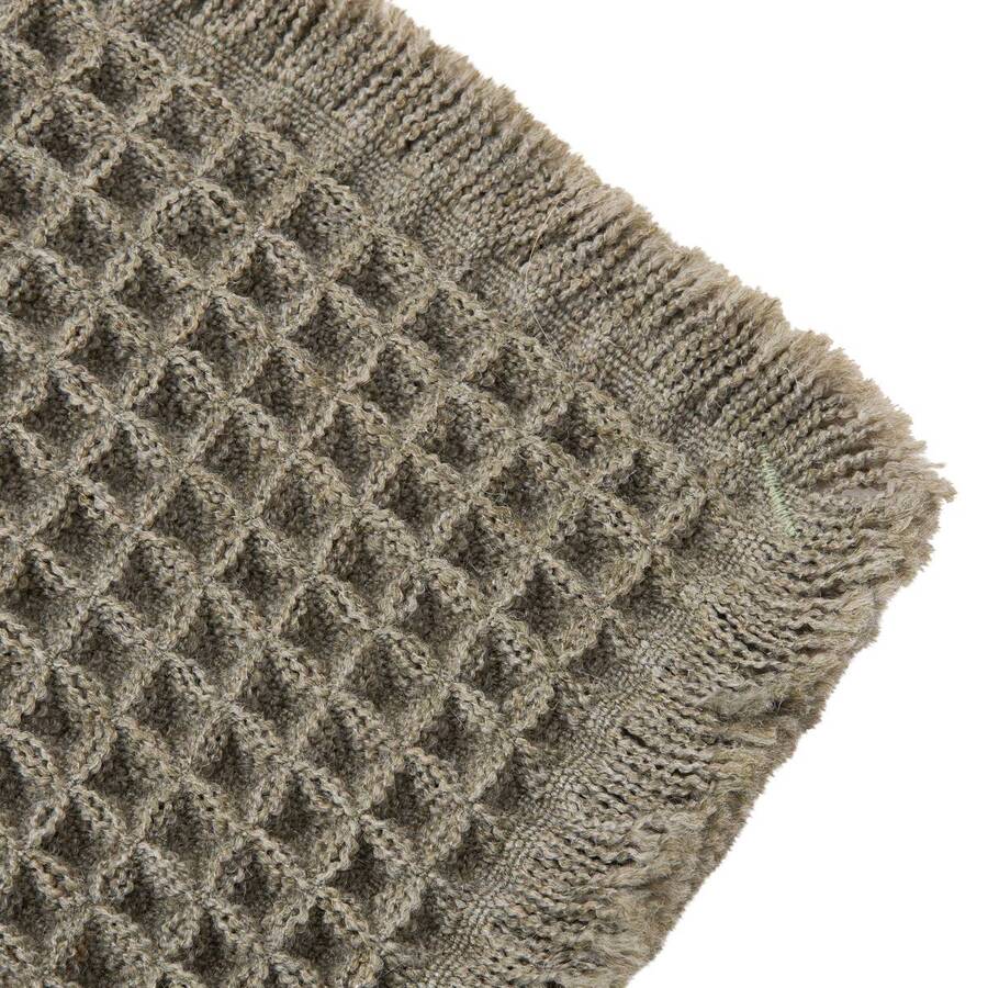 Tapis, 80x50 cm, vert Waffle