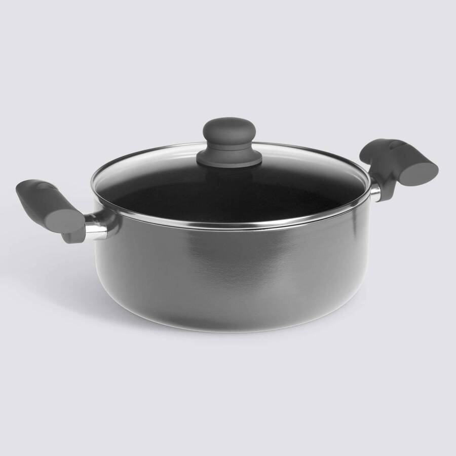 Faitout inox et aluminium, d.24,5 cm Néo