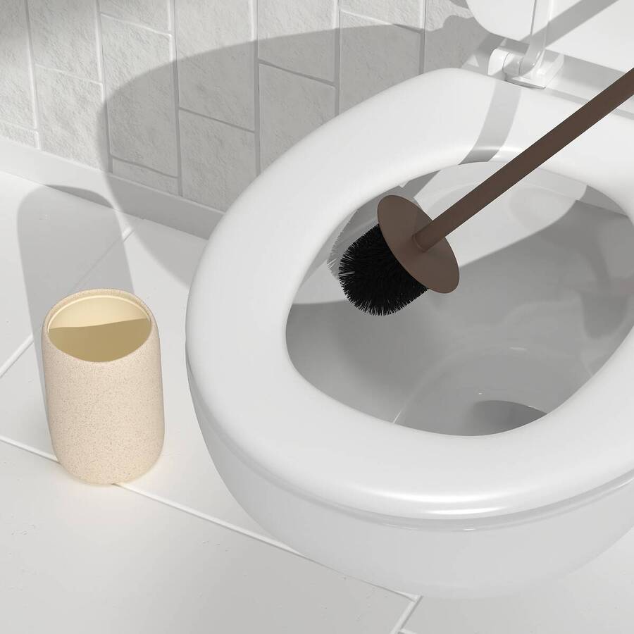 Brosse wc, h.41,5 cm, beige Oleya