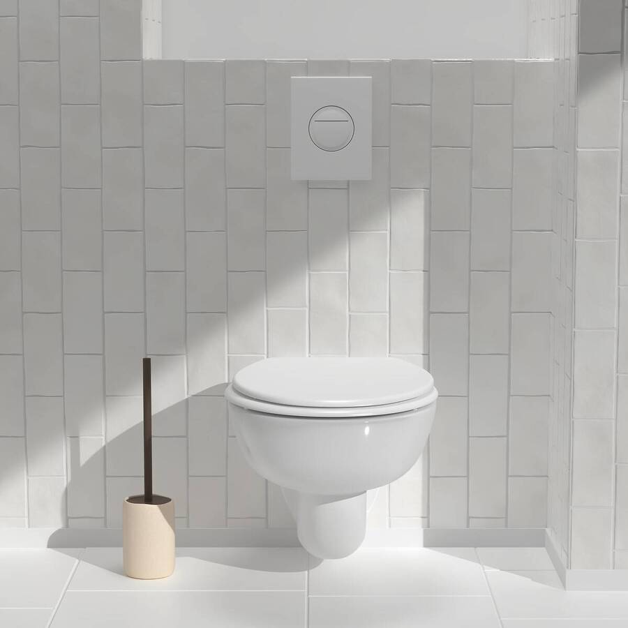 Brosse wc, h.41,5 cm, beige Oleya