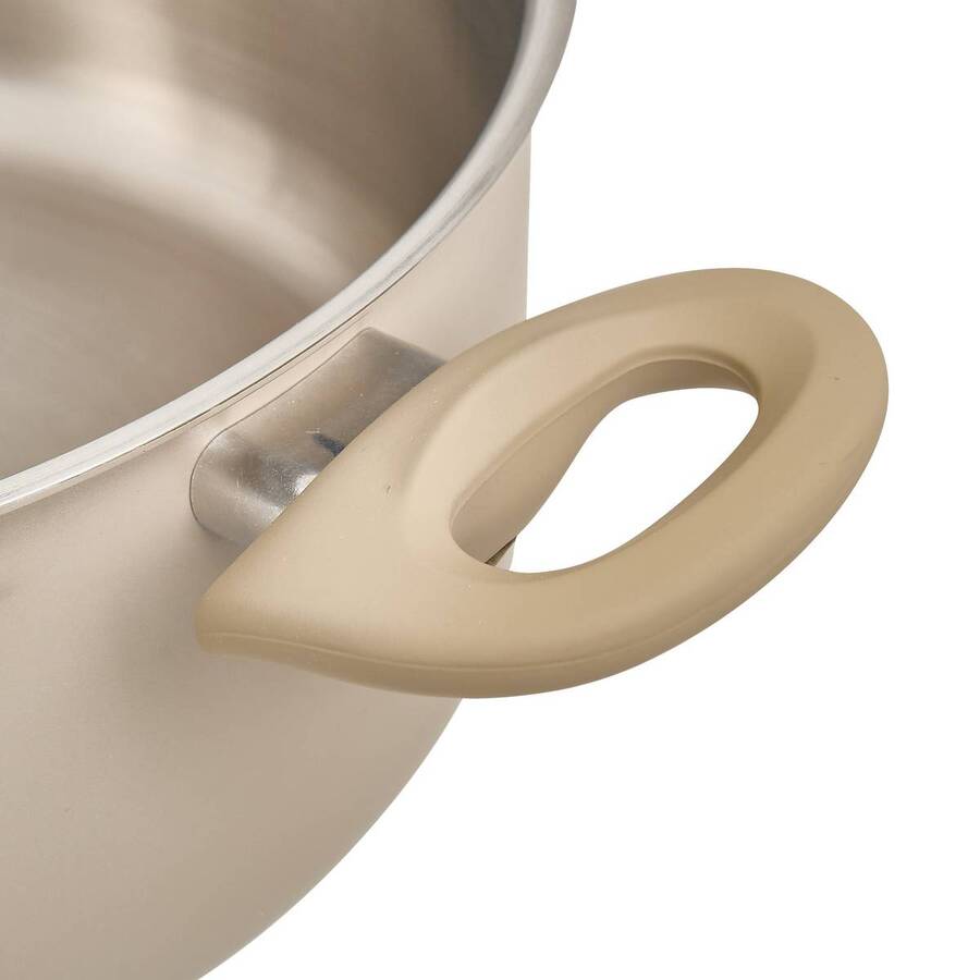 Faitout inox et aluminium, d.28 cm Solstice