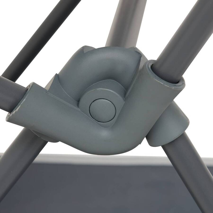Chaise de camping pliante, gris