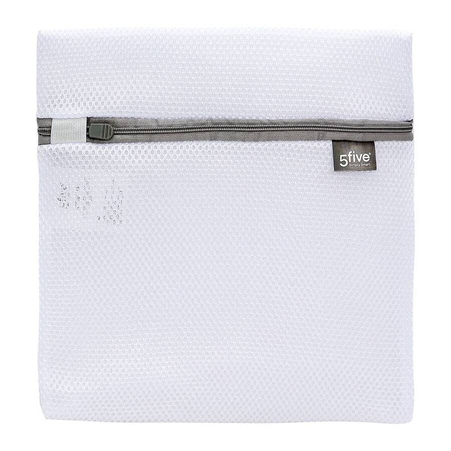 Lot de 3 filets à linges réutilisables, blanc 