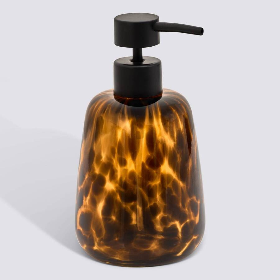 Distributeur de savon, 400 ml, marron Dotty
