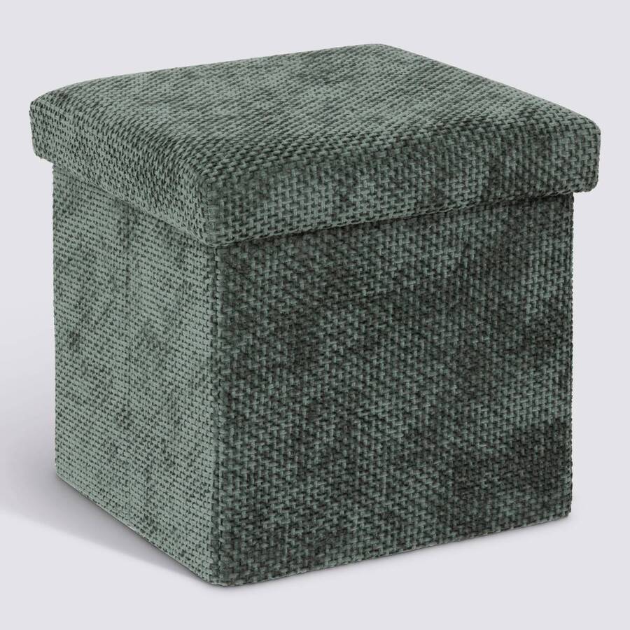 Pouf pliable, 31x31 cm, vert foncé Mix'n modul