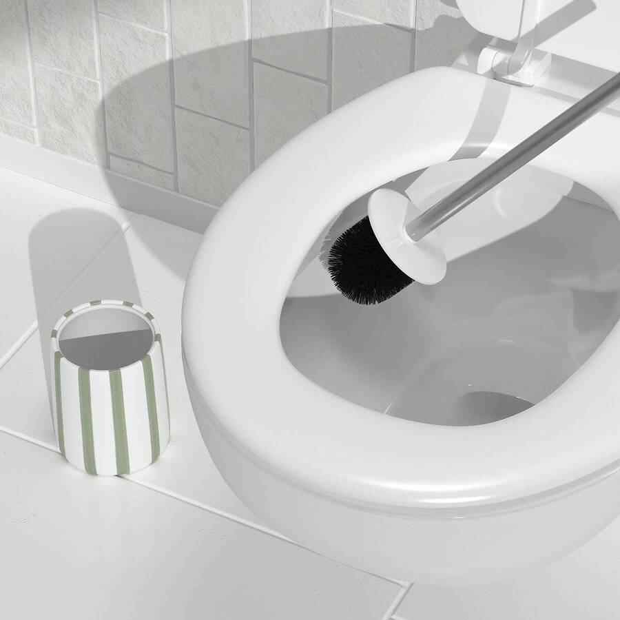 Brosse wc, vert céladon Strio