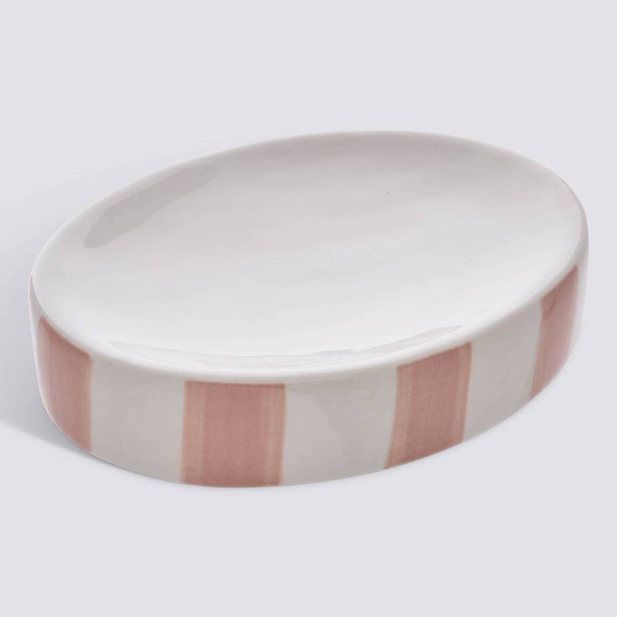 Porte-savon, rose Strio