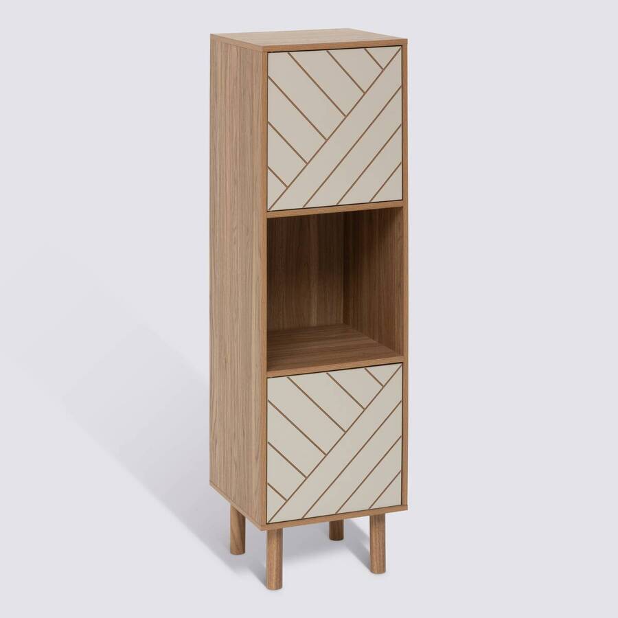 Etagère rectangulaire, 2 porte(s) Mix'n'match