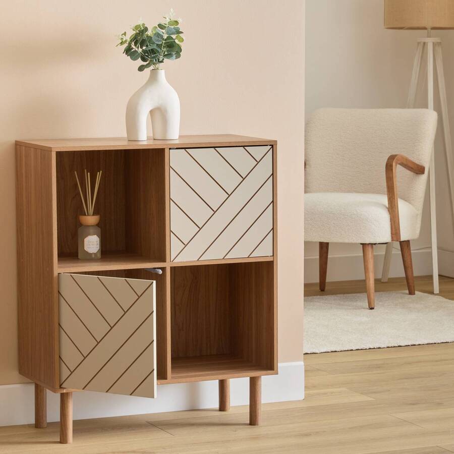Etagère rectangulaire, 2 porte(s) Mix'n'match