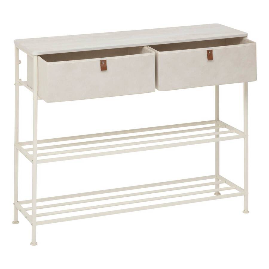 Console, 2 tiroirs, argile Tissa
