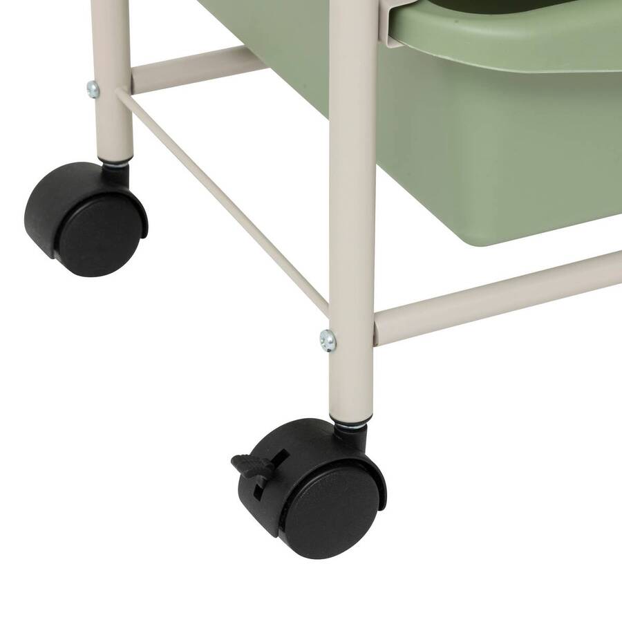 Tour 6 niveaux, beige / vert Deskolor