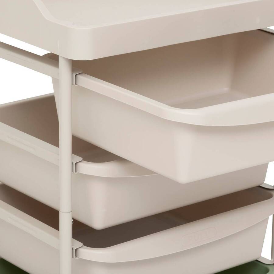 Tour 6 niveaux, beige / vert Deskolor