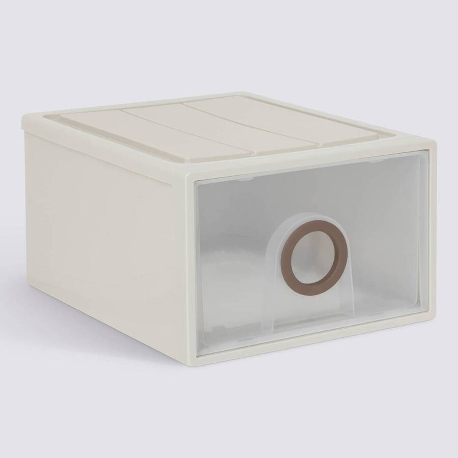 Tiroir en polystyrène choc, 23,5l, beige