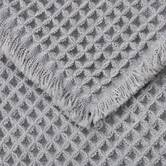 Tapis, 80x50 cm, gris Waffle