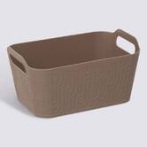Panier en polypropylène, 4,5l, taupe Arche
