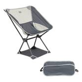 Chaise de camping pliante, gris