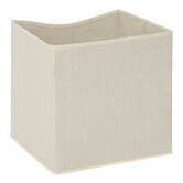 Boîte en carton, 31x31 cm, beige