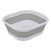 Lot de 3 bassines rétractables, 3/5/10l, gris Retract