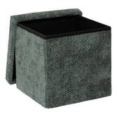 Pouf pliable, 31x31 cm, vert foncé Mix'n modul