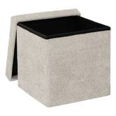 Pouf pliable, 31x31 cm, beige Mix'n modul