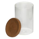 Lot de 4 organiseurs en verre avec support