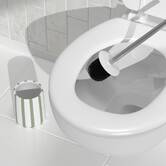Brosse wc, vert céladon Strio