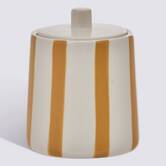 Pot à cotons, beige Strio
