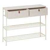 Console, 2 tiroirs, argile Tissa