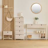 Console, 2 tiroirs, argile Tissa