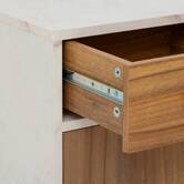 Meuble bas, 1 portes, 2 étagères Come