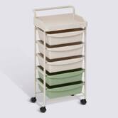 Tour 6 niveaux, beige / vert Deskolor