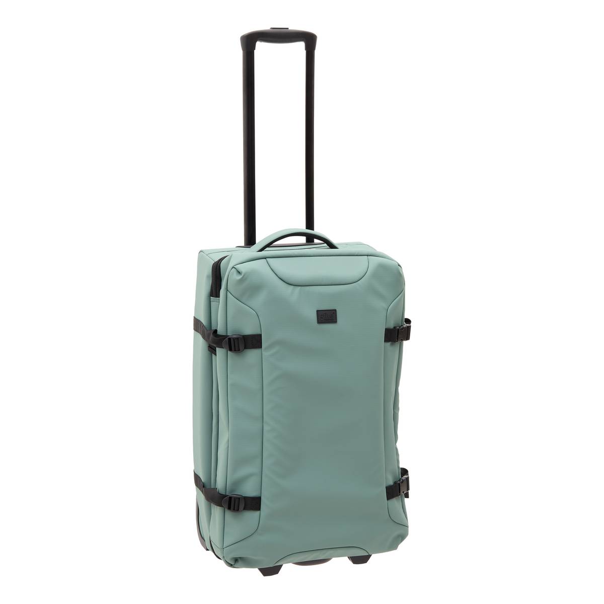 Set de 3 valises souples, 2 roues, fermeture tsa, vert