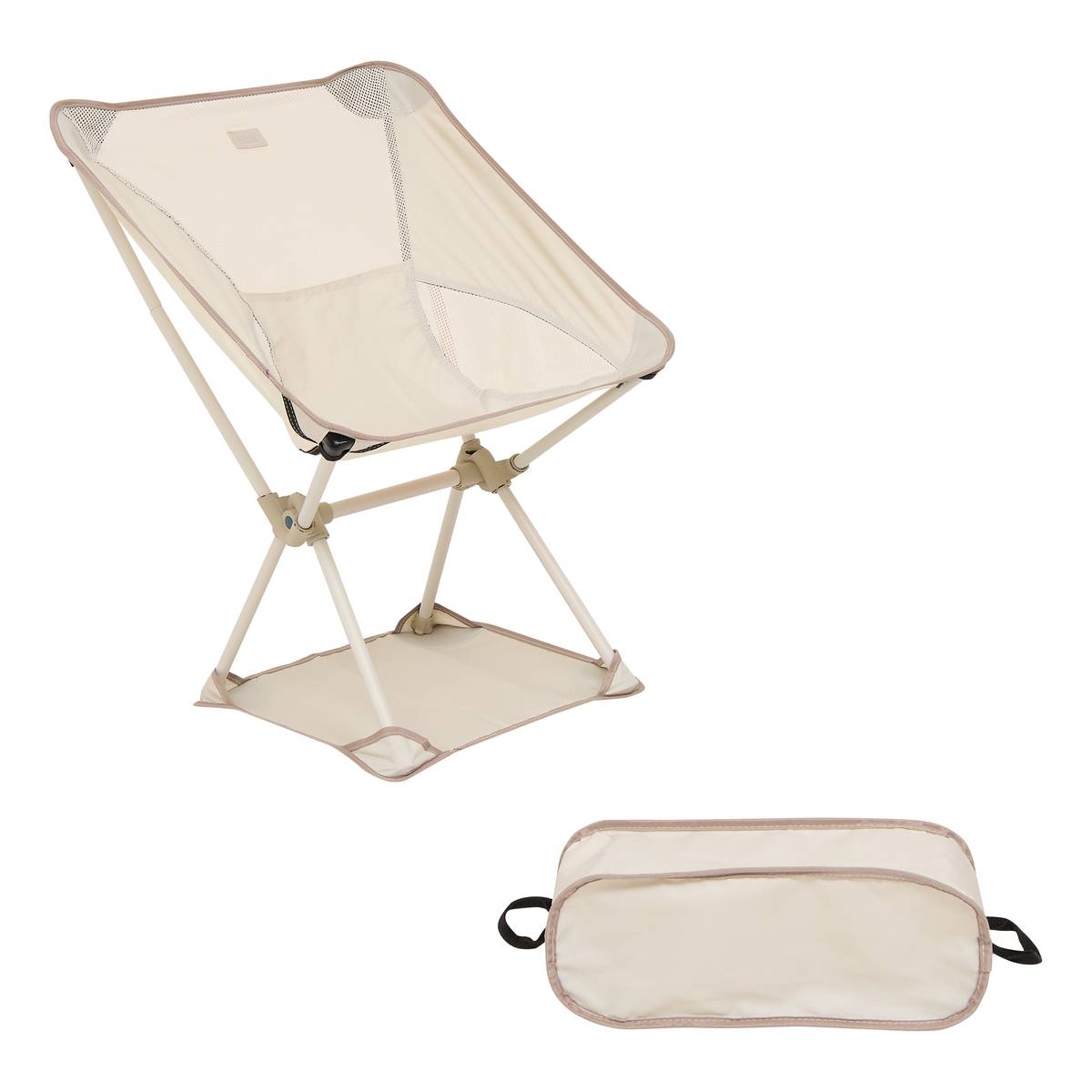 Chaise de camping pliante, argile