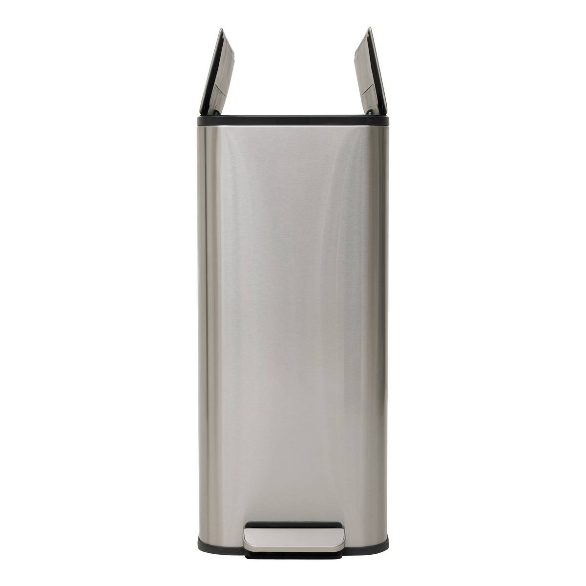 Poubelle 54l, argent Delta