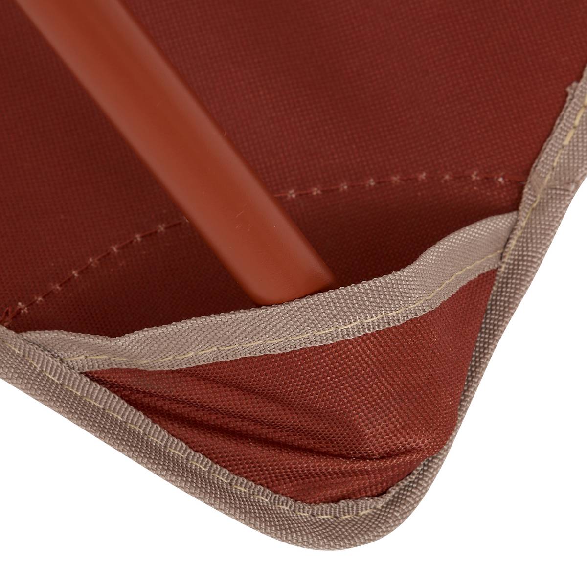 Chaise de camping pliante, rouge terracotta